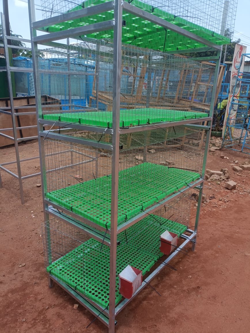 Cage cuniculture moderne